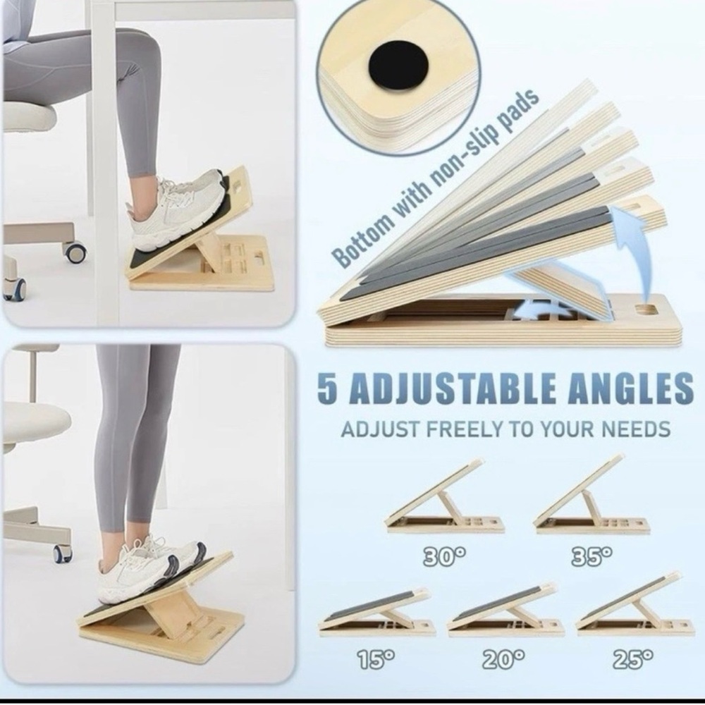 (NEW) Slant Stretch Board HEAVY DUTY 450lb Weight/ Pilates Stretch Calf and leg - Picture 10 of 12